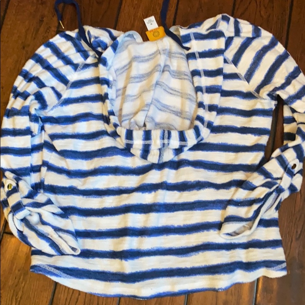 Ruby Rd. Blue And White Zippered Jacket Size M - image 4
